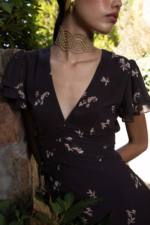 Vestido Allegra Café