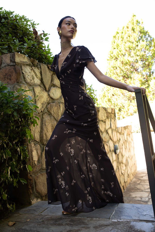 Vestido Allegra Café