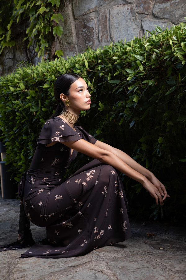 Vestido Allegra Café
